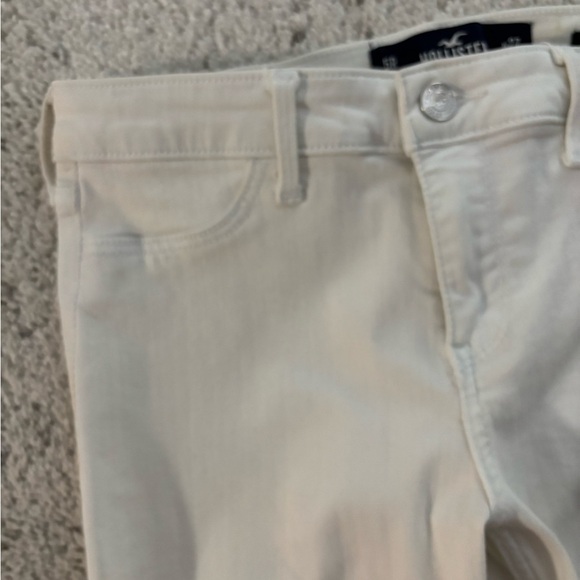 Hollister White Skinny Distressed Low Rise Jeans W27 L28 - Picture 2 of 5
